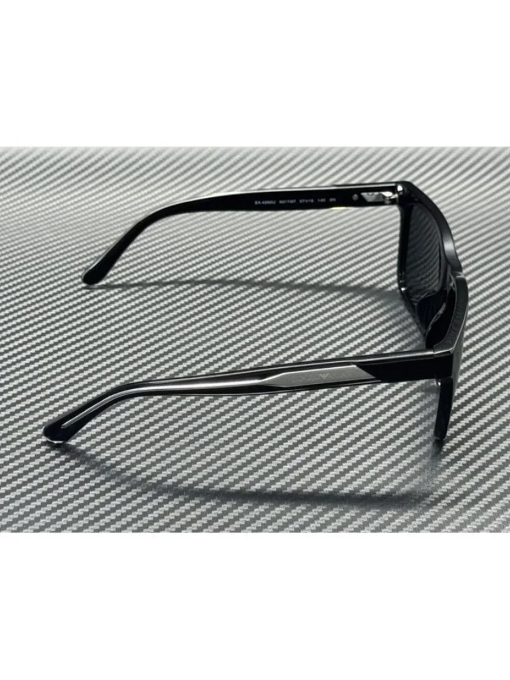 New Emporio Armani Men Shiny Black Sunglasses 57-19-145